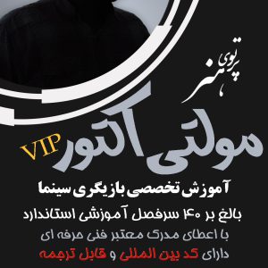 دوره حضوری vip مولتی اکتور
